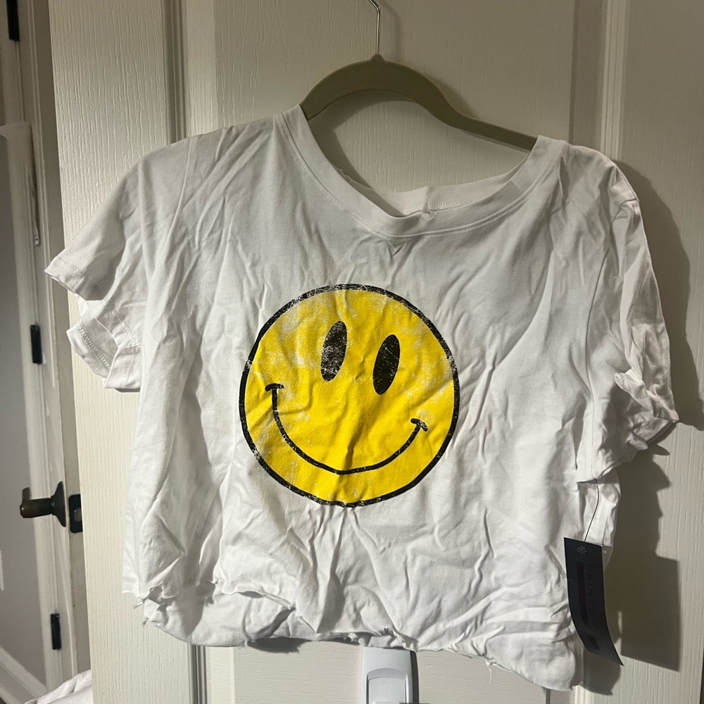 NWT white crop top